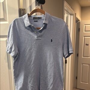 Polo by Ralph Lauren Men's Light Blue Polo Shirt